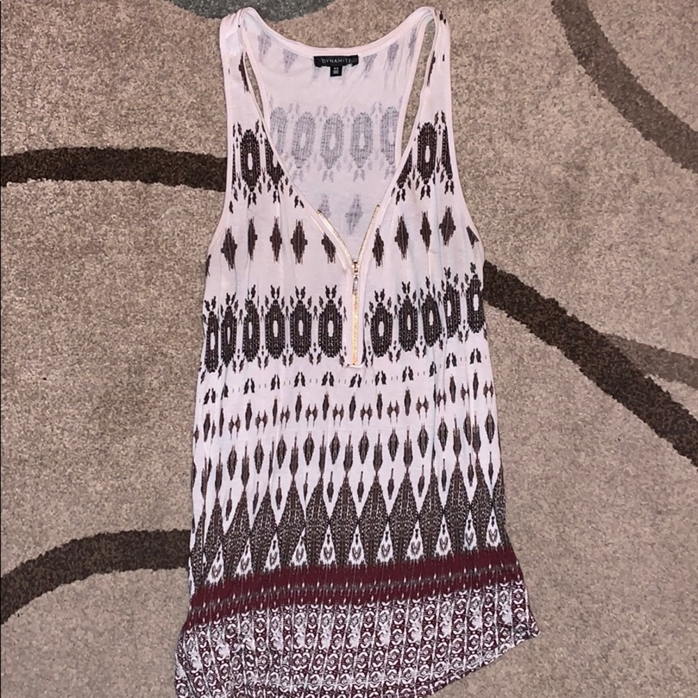 Racer back cute top!